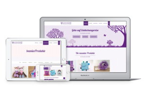 beaniesWelt: Responsive Webdesign inkl. Onlineshop für Näh-Start-Up