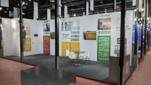 Messestand im Rahmen des Deutschen Pavillon auf der Intersec in Dubai