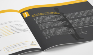 Editorial Design und Copy-Writing für die Vertriebsbroschüre