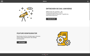 UX/UI Design für die Juniverse Vertriebs-Plattform als responsive Web-App